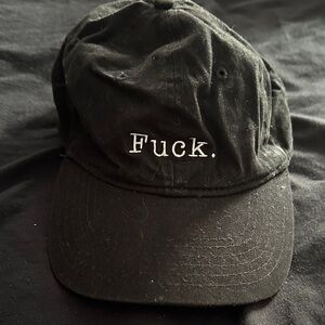 Spencer's Black Statement Cap